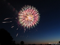 02272 - Canada Day fireworks at Bobcaygeon Beach   Each New Day A Miracle  [  Understanding the Bible   |   Poetry   |   Story  ]- by Pete Rhebergen